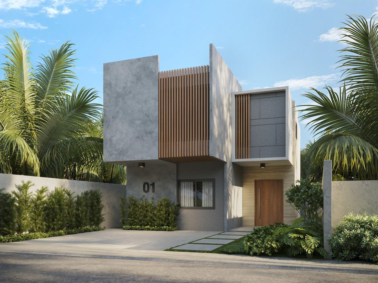 Complejo residencial de Casas de 1 y dos niveles Santo Domingo Este